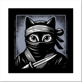 THE NINJA CAT Posters and Art